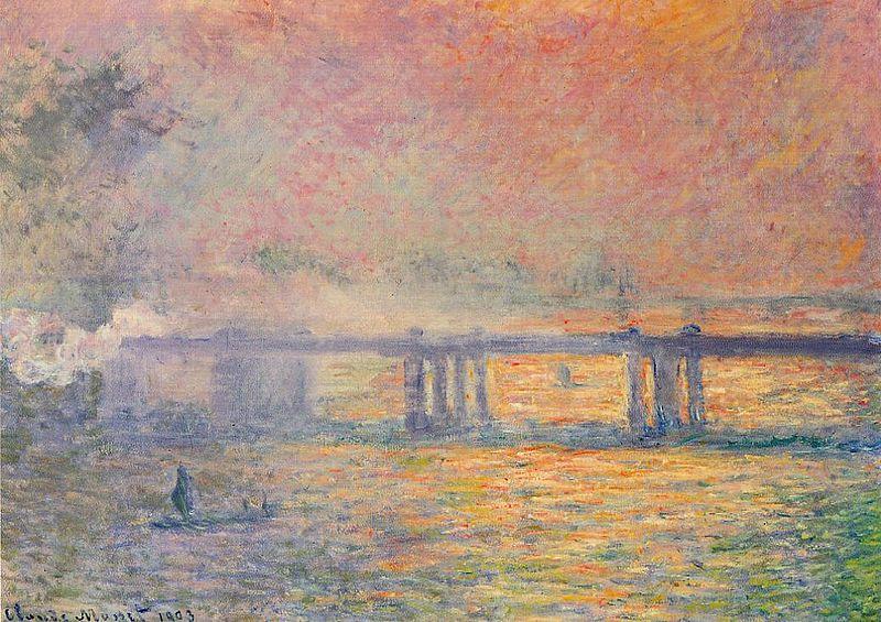Charing Cross Bridge, Claude Monet